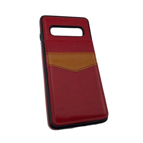 Leather Flip Wallet Case - Samsung Galaxy S10+